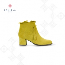 YELLOW SUEDE BOOTS