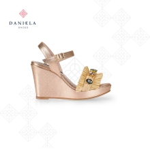 METALLIC PLATFORM SANDAL