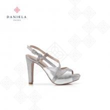 Combined silver sandal